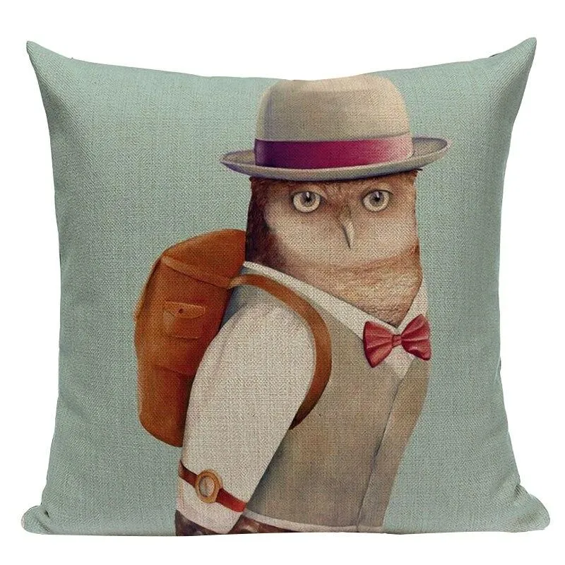 Coussin Animaux Habillés