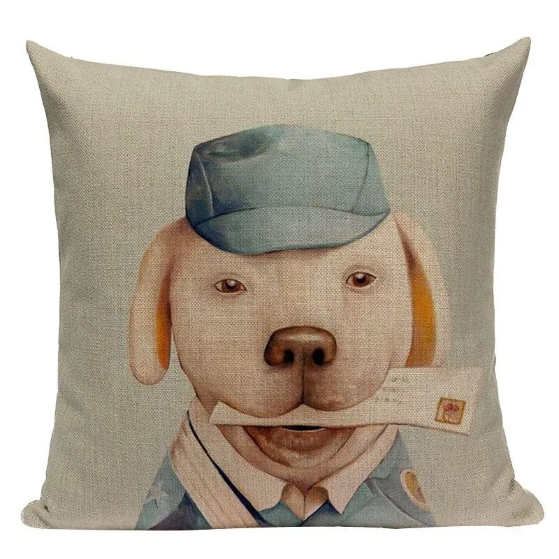 Coussin Animaux Habillés