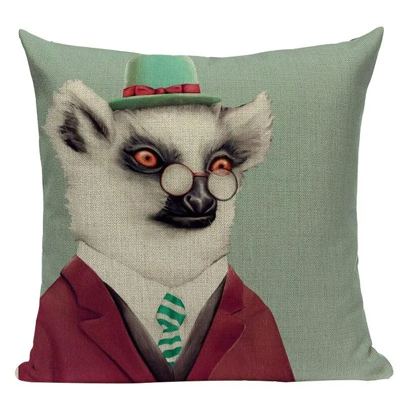 Coussin Animaux Habillés