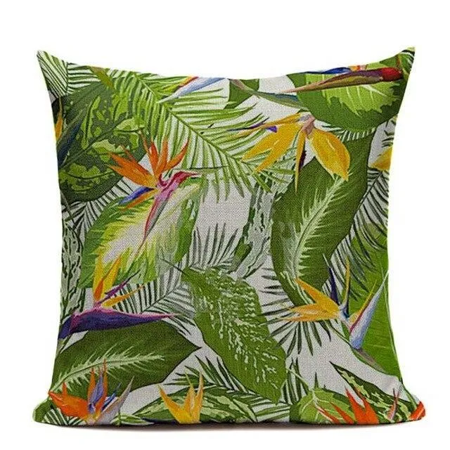 Coussin Tropical Fleur