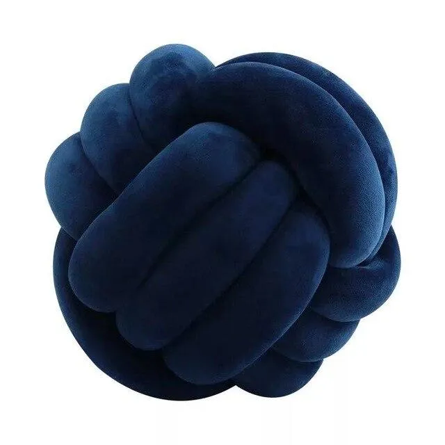 Coussin Nœud Bleu Marine