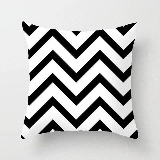 Coussin Salon Noir Et Blanc