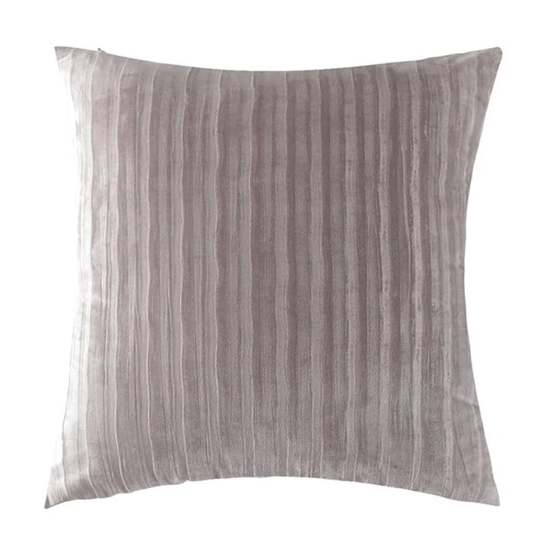 Coussin Velours Rayé