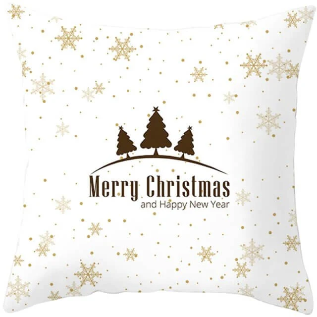 Coussin Flocon Doré