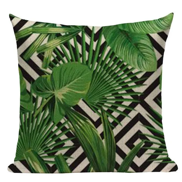 Housse Coussin Exotique
