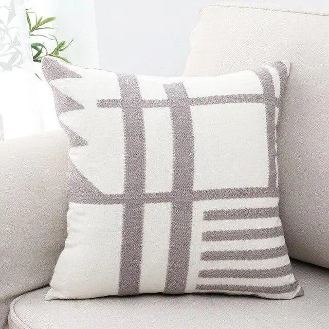 Coussin Salon Gris