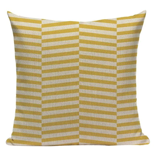 Coussin Salon Jaune