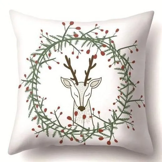 Coussin Couronne De Noël