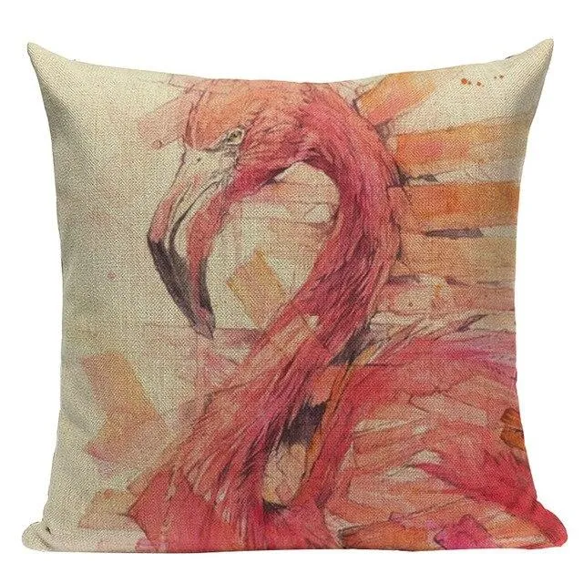 Taie d'Oreiller Flamant Rose