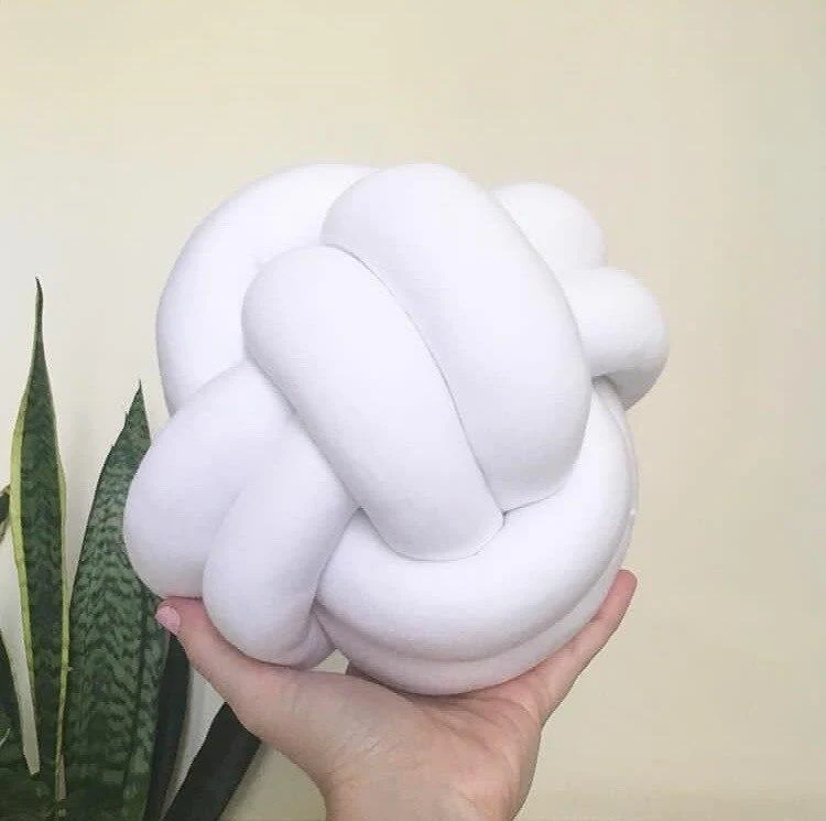 Coussin Nœud Blanc