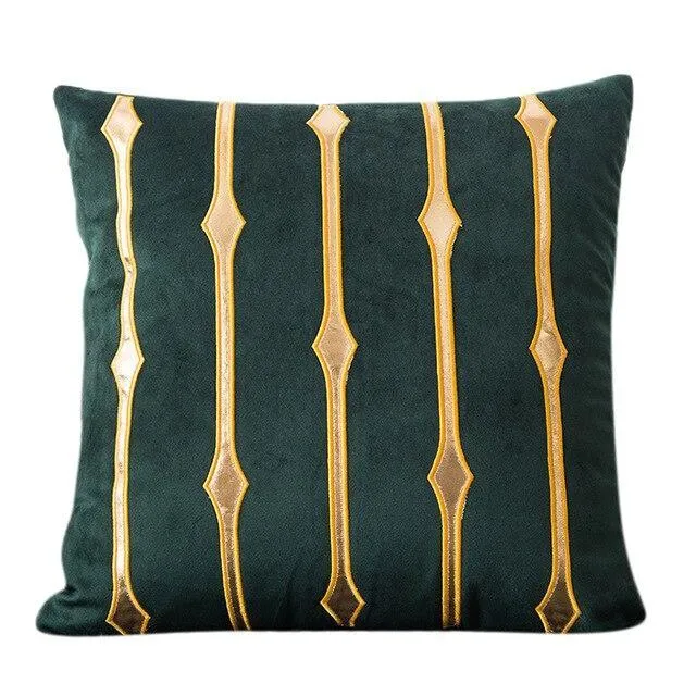 Coussin Velours Vert Emeraude