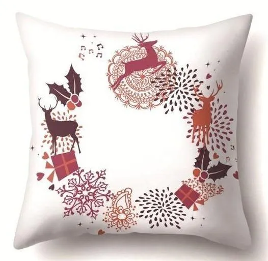 Coussin Noël Avec Cerf