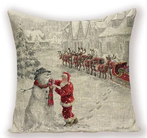 Coussin Hiver Noël