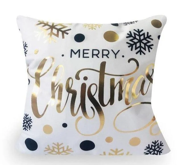 Coussin Noël Blanc