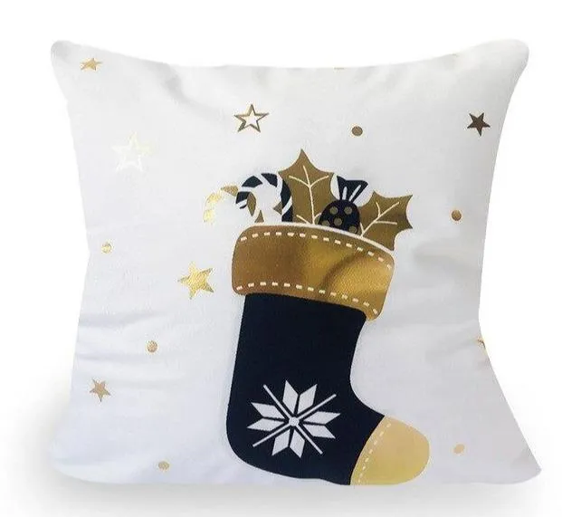 Coussin Noël Blanc