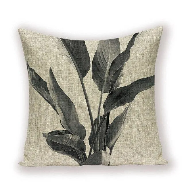 Coussin Motif Plante
