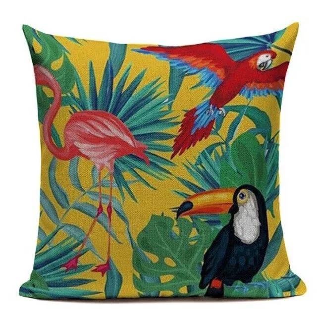 Coussin Motif Jungle