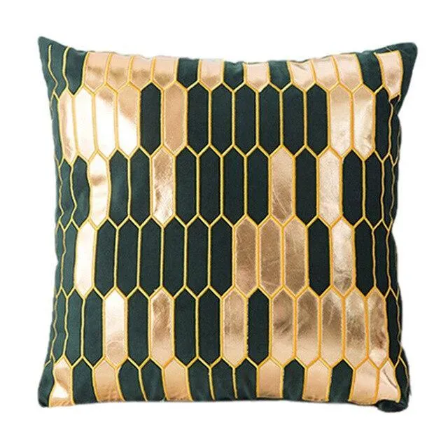 Coussin Velours Vert Sapin