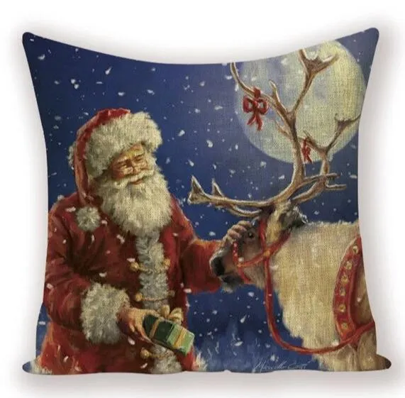 Housse De Coussin Motif Noël