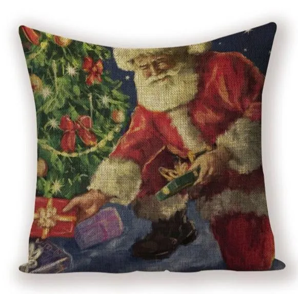 Housse De Coussin Motif Noël