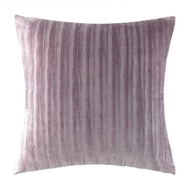Housse De Coussin Velours Violet