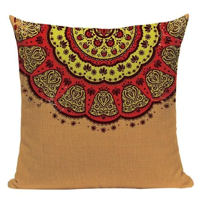 Coussin Motif Indien