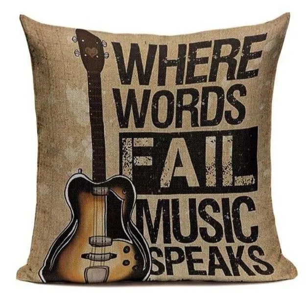 Coussin Guitare