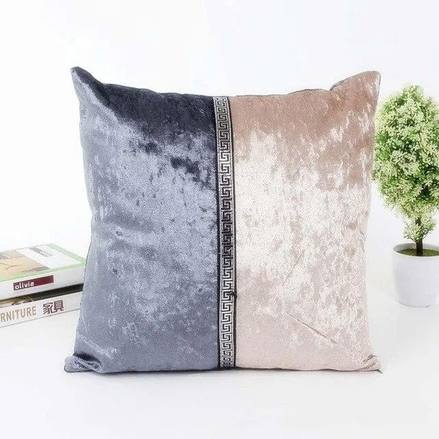 Coussin Velours Et Strass