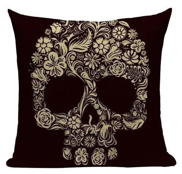 Coussin Tête De Mort Pas Cher