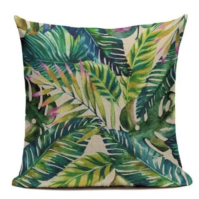 Coussin Imprimé Jungle