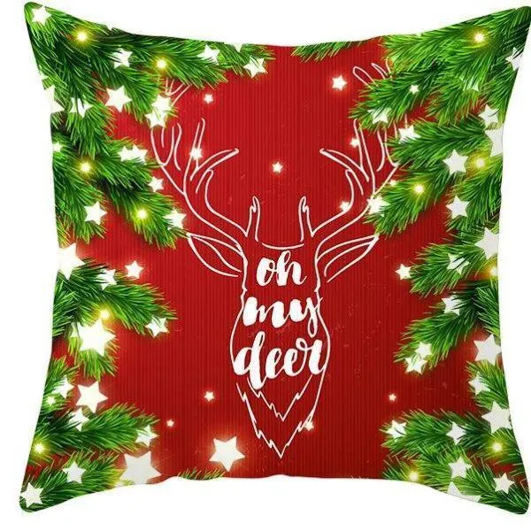Coussin Cerf Noël