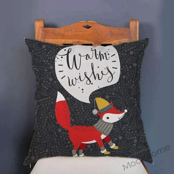 Coussin Renard Noël