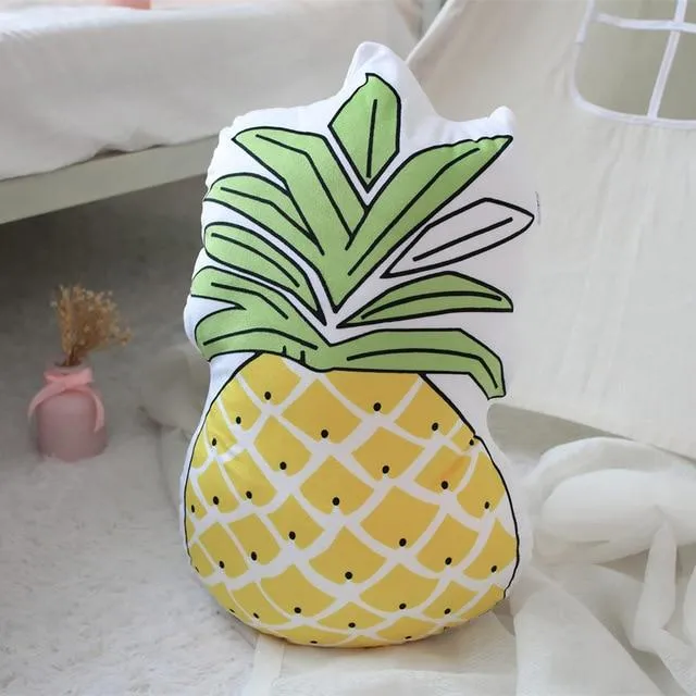 Coussin Peluche Ananas