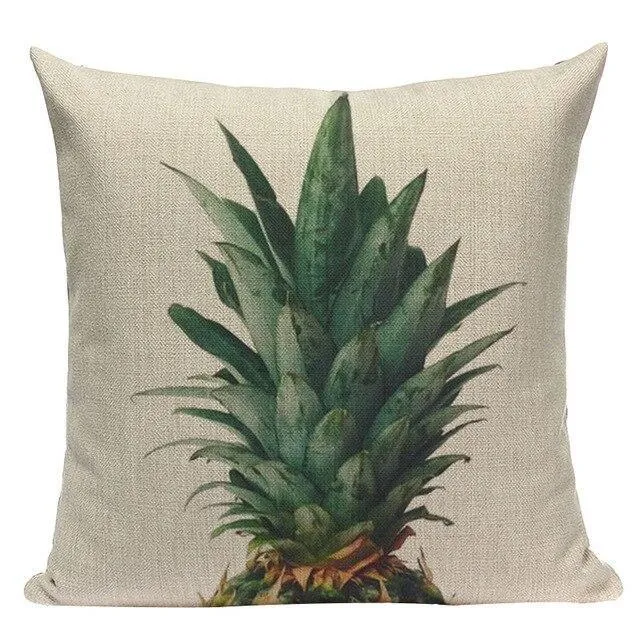 Housse De Coussin Motif Ananas