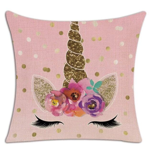 Coussin Motif Licorne