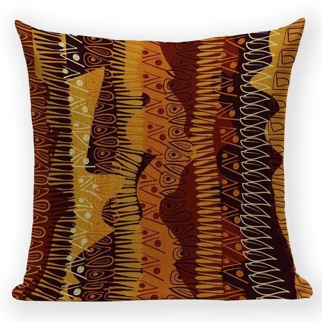 Coussin Tissu Africain Wax