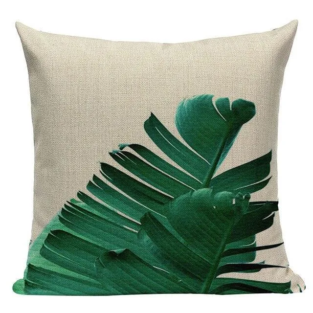 Coussin Imprimé Feuille
