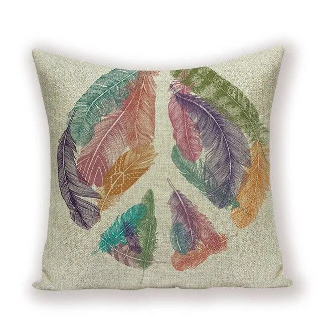 Coussin Imprimé Indien