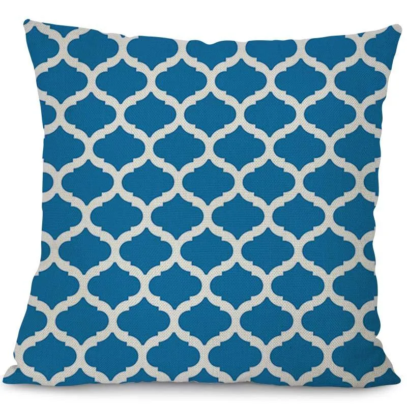 Coussin Salon Bleu