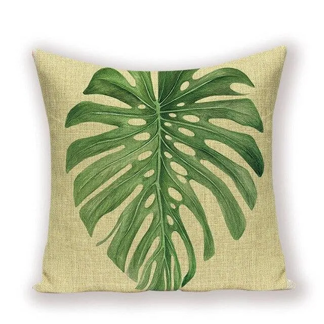 Housse Coussin Végétal