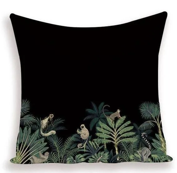 Coussin Jungle Singe