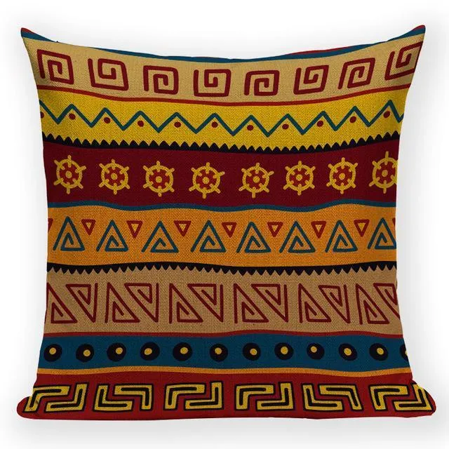 Coussin Tissu Africain