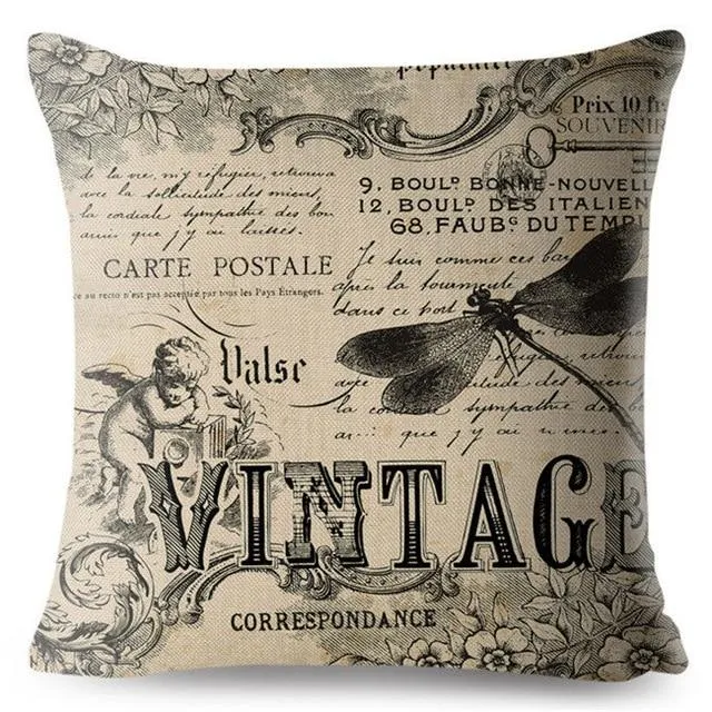 Coussin Imprimé Vintage