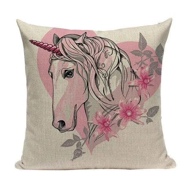 Licorne Sur Coussin