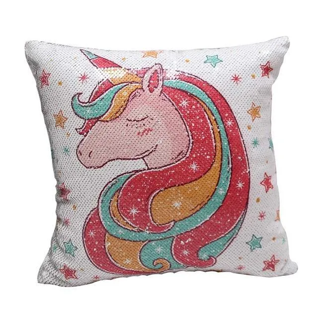 Coussin Licorne En Crochet