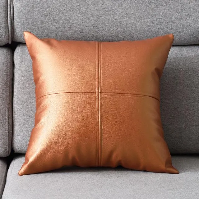 Coussin Pour Canapé Cuir Marron (Simili)