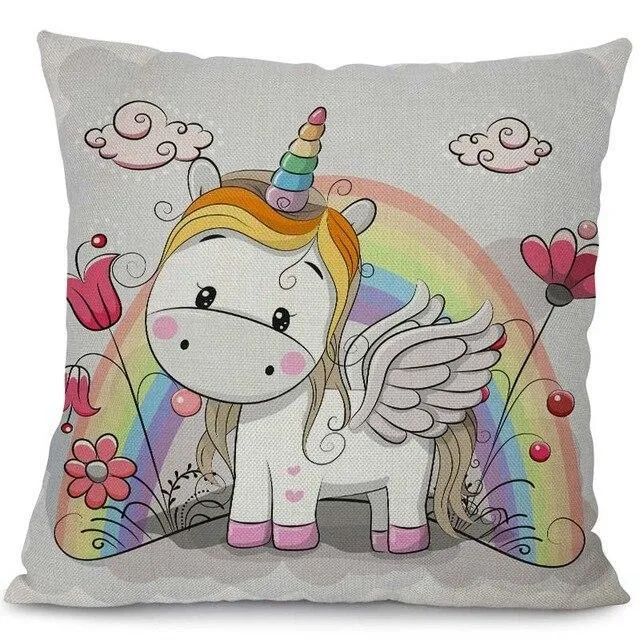 Coussin Mignon Licorne
