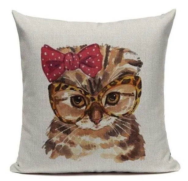 Coussin Imprimé Chat