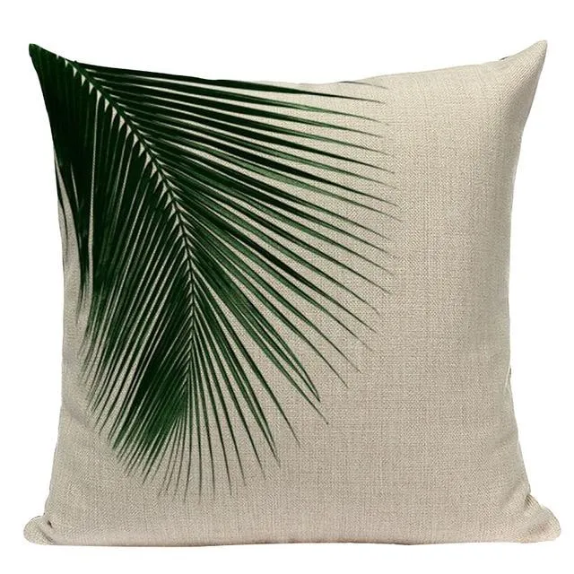 Coussin Feuille De Palmier