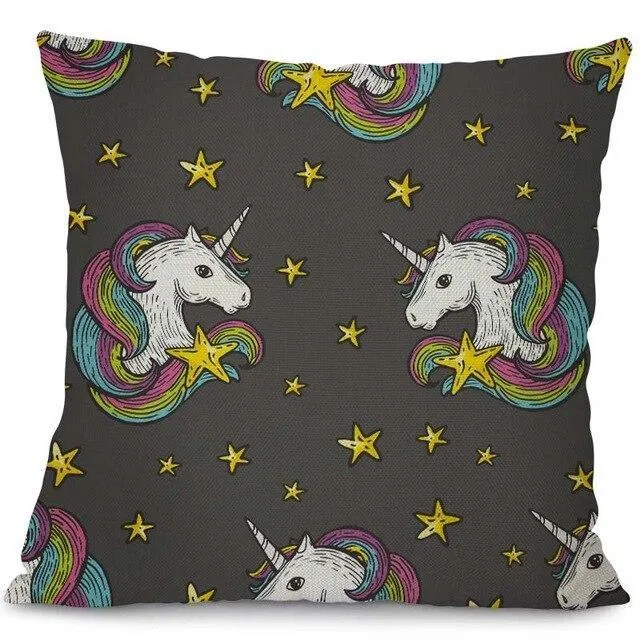 Coussin Doux Licorne